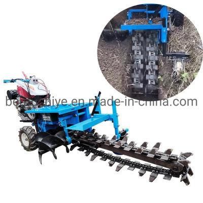 Agricultural Machinery Chain Mini Trencher for Grooving Cable Burial Agriculture and Forestry Engineering