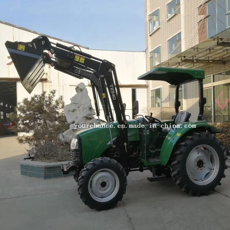 Greece Hot Sale Tz04D Ce Certificate 30-55HP Garden Tractor Mounted Front End Loader with Standard Bucket