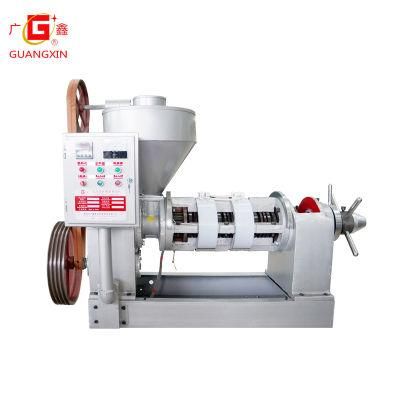 Guangxin Yzyx10-6/-8/-9wk Flax Seed Copra Sesame Sunflower Hot Cold Oil Press with Heater Automatic Temperature Control Machine