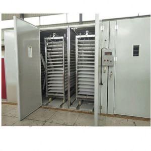 Full Automatic Egg Incubator 10000 Chicken Egg Incubator&amp; Hatcher Combined with Egg Trolley