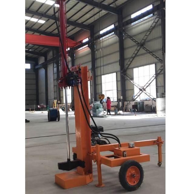 Large Branch Log Segment Electric Splitting Machine Horizontal Wood Splitting Machine