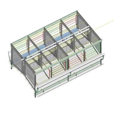 Low Cost Self Manufacturing Quickly Assemble Steel Chicken Poultry Shed