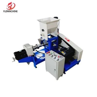 Hot Sale Pet Feed Making Machine Puffed Animal Floating Fish Pellet Machine Aquatic 60-80kg/H Fish Feed Extruder