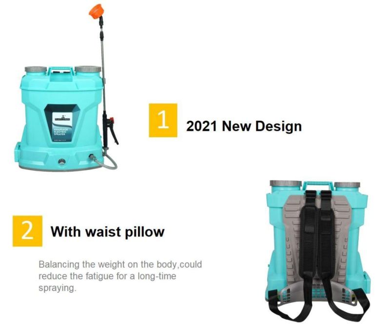 Plantmate/Lamsin 20L Knapsack Battery Electric High Pressure Sprayer Sprinkler