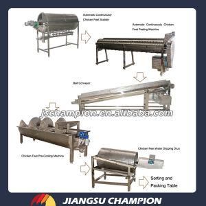 Chicken Paw Skin Peeling Machine for Processing Line