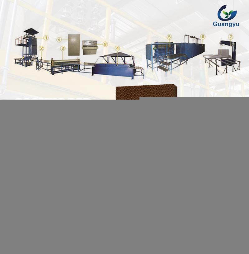 Evaporative Cooling Pad Making Machine Cooling Pad Production Line