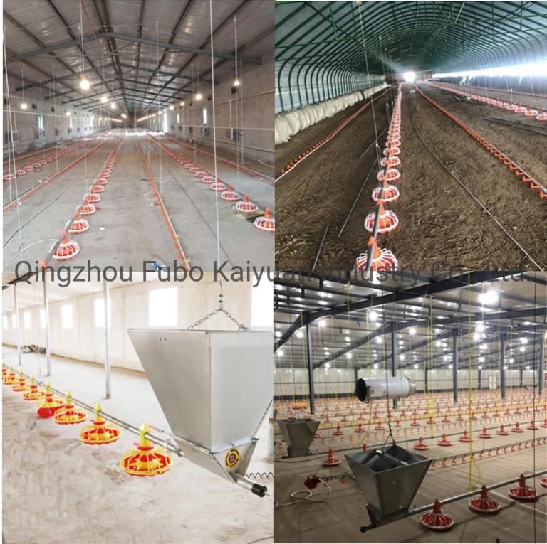 Automatic Farming Feeding & Drinking Poultry Equipment for Broiler/Chicken House/Duck House