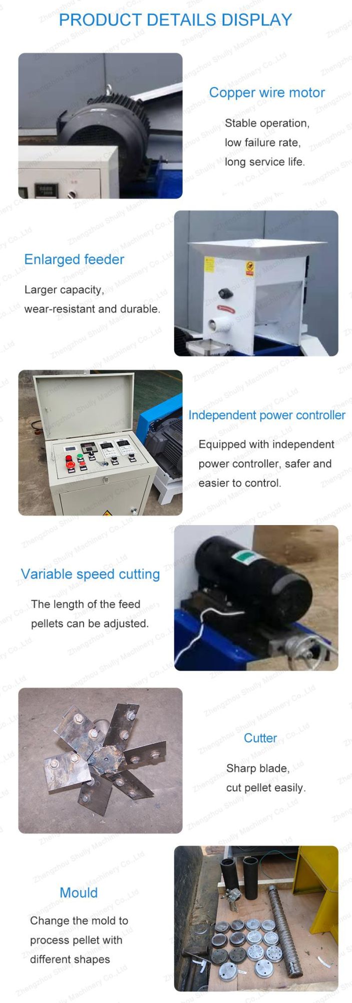 Fish Shrimp Feeding Fish Feed Pellet Extruder Machine