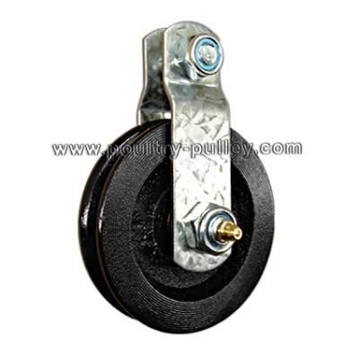 Poultry Pulley 3-1/2&quot; Fiberglass Composite for Feeding Line