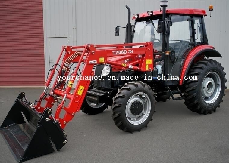 Tip Quality Ce Certificate Tz08d 55-75HP Tractor Mounted China Cheap Front End Loader Hot Sale in Europe