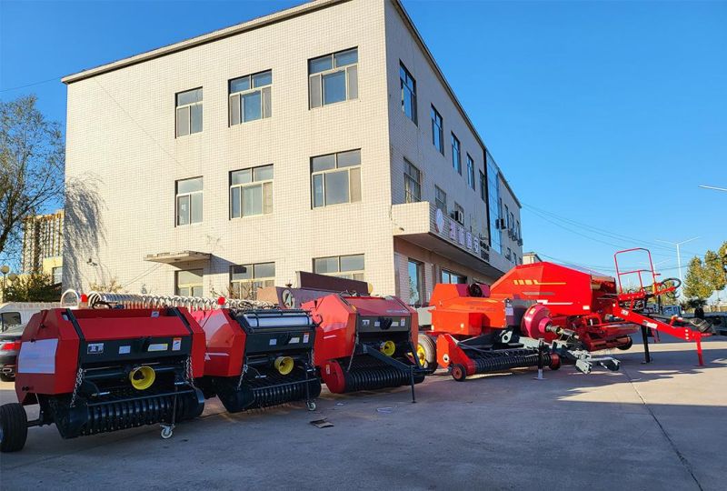 Agriculture Full Automatic Round Straw Baler with 80cm Pickup Width