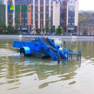 River Grass Collecting Trash Skimmer Weed Cutter Hyacinth Harvester