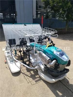 Wubota Factory Selling 6 Row Kubota Similar Hand Operation Rice Transplanter for Sale in India