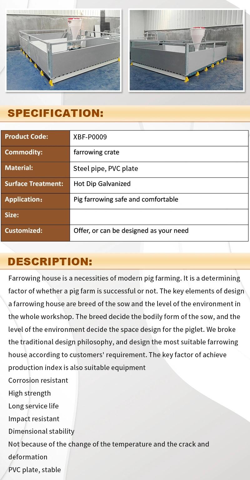 Galvanized Farming Equipment Pig Farrowing Crates/Pens for Sale