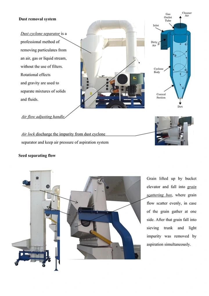 Sesame Wheat Paddy Sunflower Seed Processing Machine