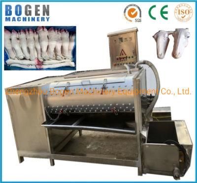 Fully Stainless Steel Sheep Head Sheep Foot Depilator Dehairing Removing Machine