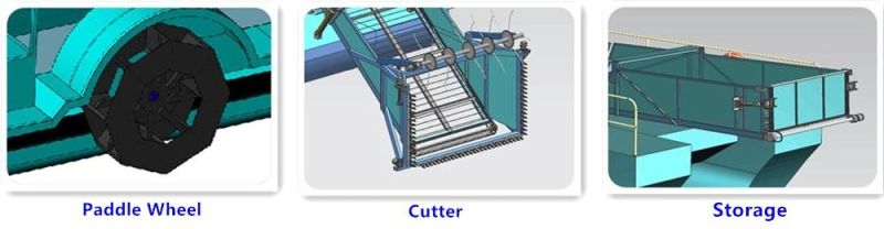 Creeks Cleaning Boat/Water Plant Harvester for Use in Lake River