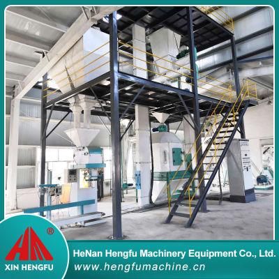 Capacity Customized Poultry Livestock Chicken Cattle Animal Feed Pellet Machine Making Production Line