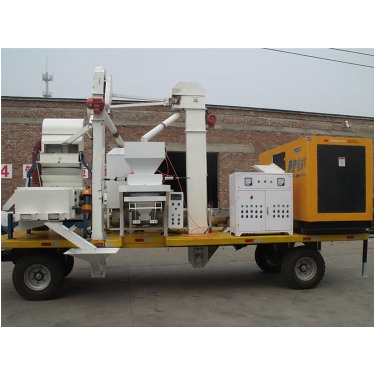 Sesame Bean Soybean Barley Mobile Grain Seed Cleaner