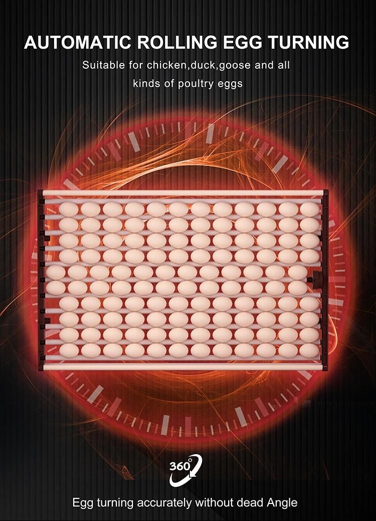 Wonegg Chinese Red Cost Effective Chicken Eggs Automatic Cooling Incubator for Chicken
