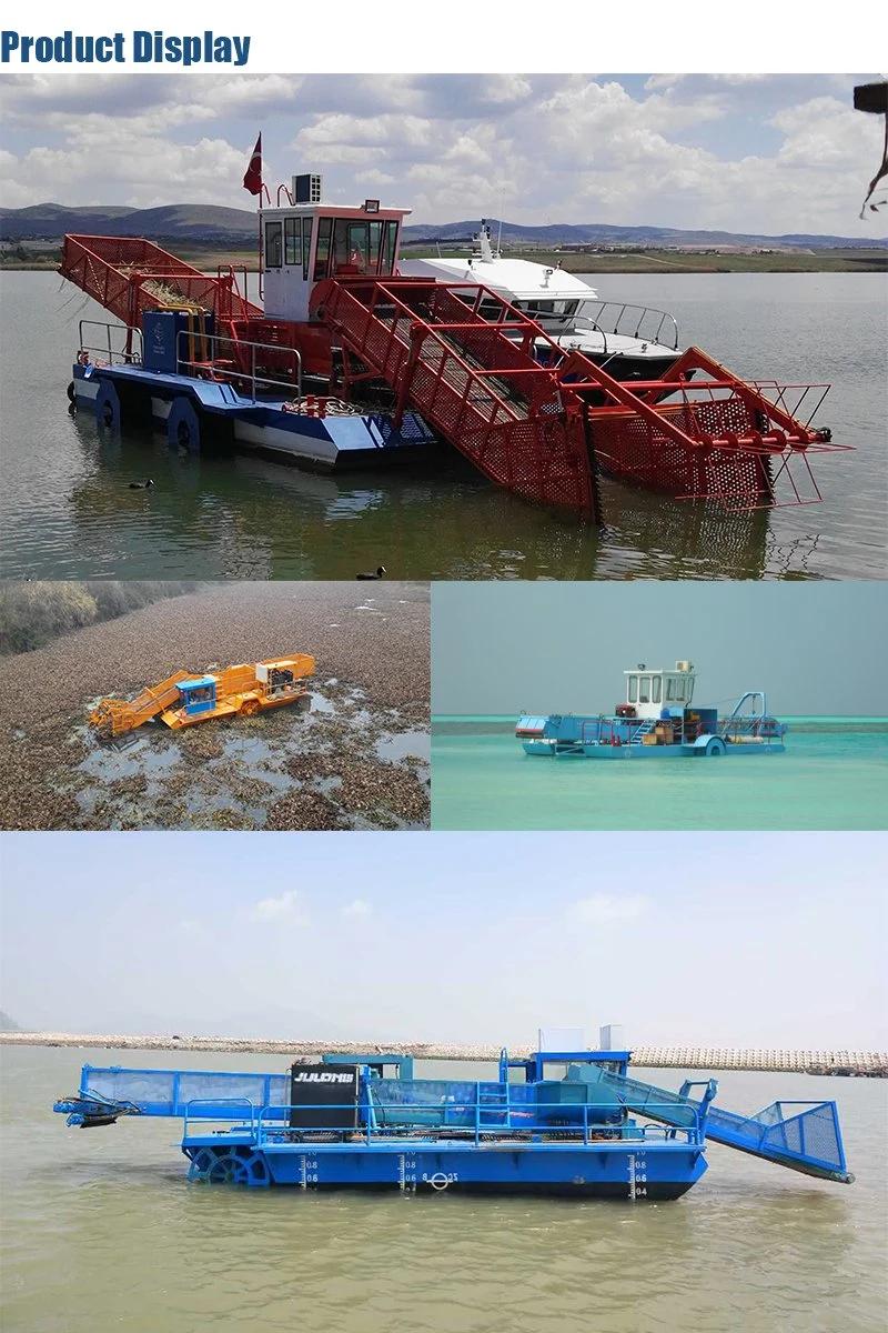 Water Surface Garbage Salvage Vessel Aquatic Weed Harvester for Sale