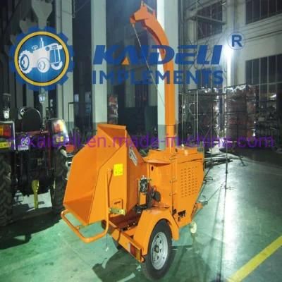 Powerful 22HP 2 Horizontal Hydraulic Rollers Wood Chipper