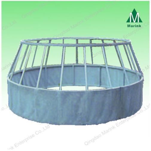 Galvanized Sheep Ring Hay Feeder, Cattle Hay Feeder