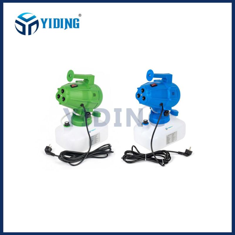 5L Ulv Fogger Portable Ultra-Low Capacity Nebulizer Handheld Disinfection Sprayer Fogging Sprayer High Efficient Disinfection Aerosol Sprayer Ulv Fogger