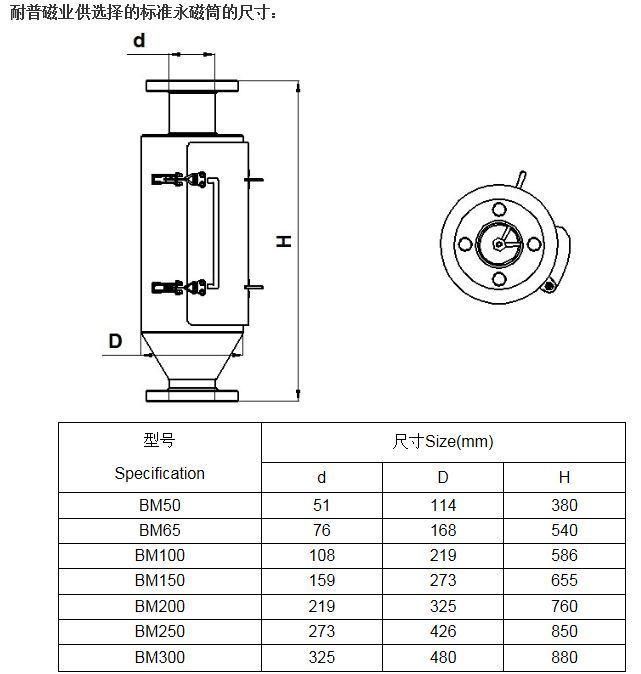 Strong NdFeB Bullet Magnet / in-Line Magnet Pipeline Magnet