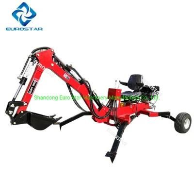 Self-Propelled Wheeled Mini Excavator Digger Backhoe Small Bulldozer Cheap Price