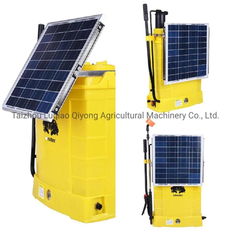 Solar Panel 20L Knapsack Electric Battery Sprayer Agricultural Sprayer