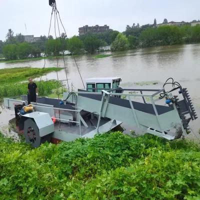 Full Automatic Seed Salvage Ship Lake Weed Harvester Price