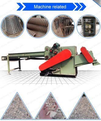 Igh Performance Wood Nail Pallet Crusher Waste Nail Wooden Pallet Crusher Machine Wood Crusher