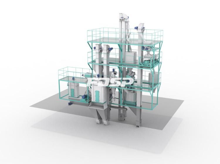 High Efficiency Feed Mill Equipment with Stable Performance