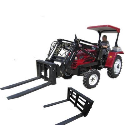 Pallet Fork Mounted on Farm Tractor for Wooding Working