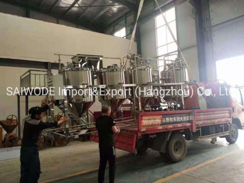 500kg/D Small Sesame Peanut Coconut Oil Refining Plant