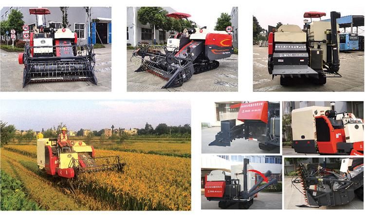 High Quality Farm Agricultural Machinery Tracked Rice Combine Harvester