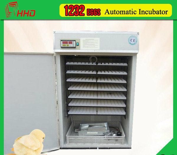 Hhd Setter and Hatcher Combined Full Automatic 1232 Egg Incubator for Hatching Egg