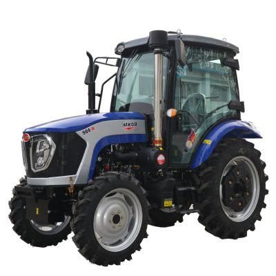 China Factory 4WD 70HP 80HP 90HP Mini Farm Tractor/ Agricultural Small Equipment with Lowest Price