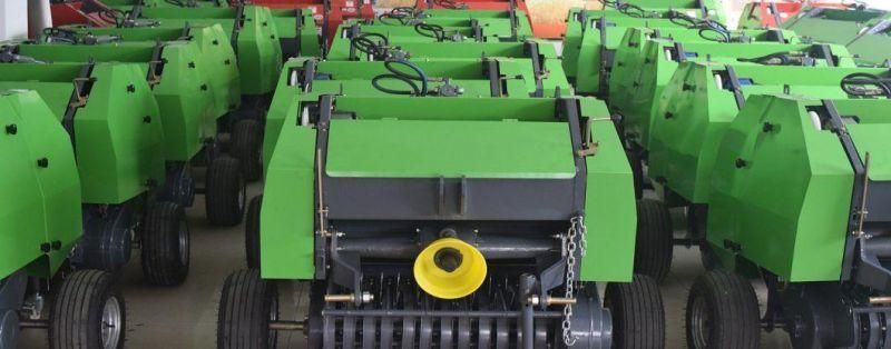 Mini Round Baler with Twine and Net Wrap