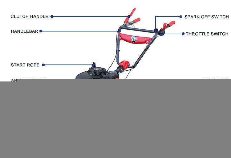 Farm Machine Mini Power Tractor Rotary Tiller Cultivator for Sale
