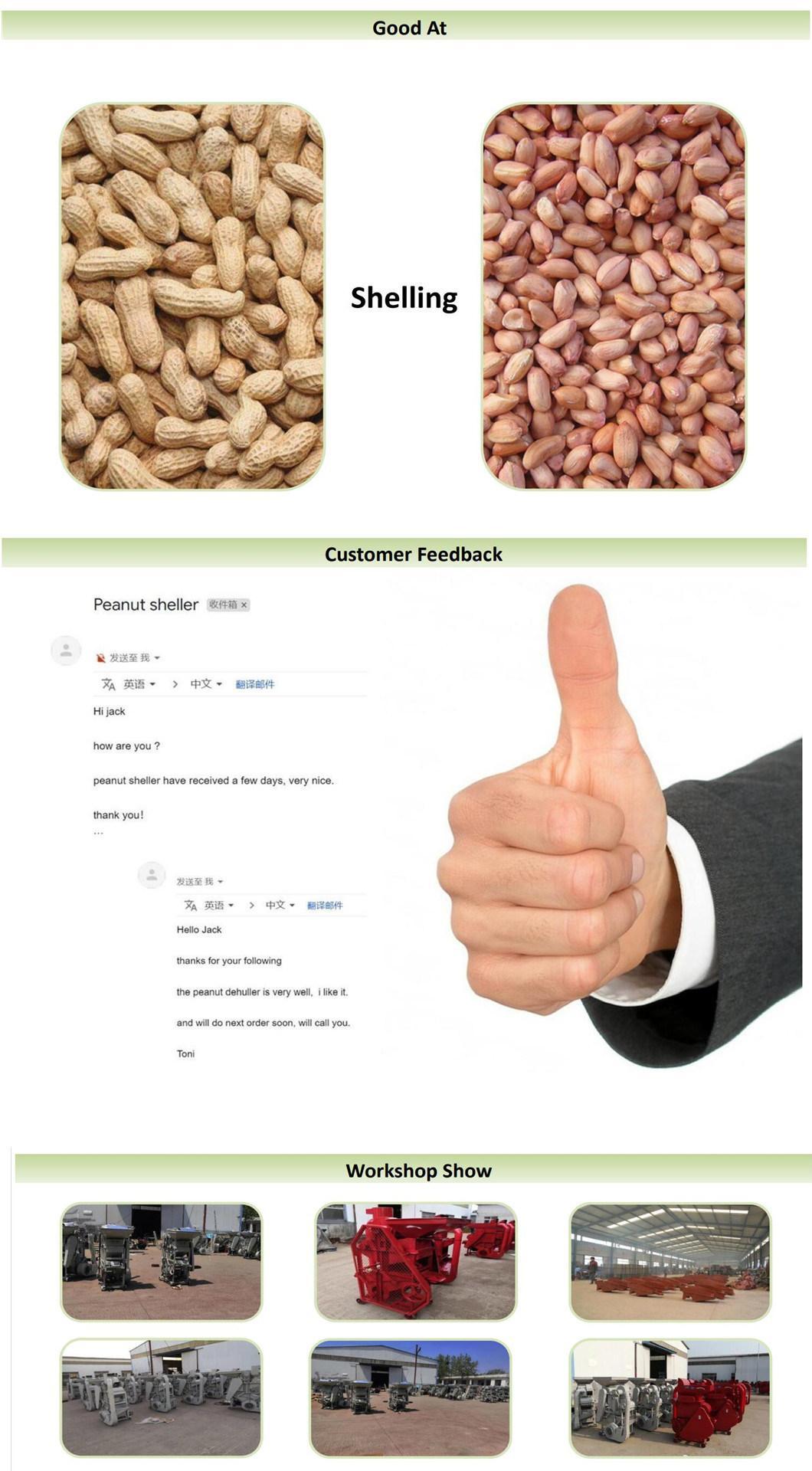 China Offer Peanut Sheller Groundnut Huller Dehuller Dry Groundnut Shelling Machine