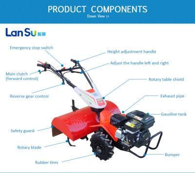 Best Quality Power Tiller Cultivator Gasoline Engine Tiller Grass Chopper in Africa Market