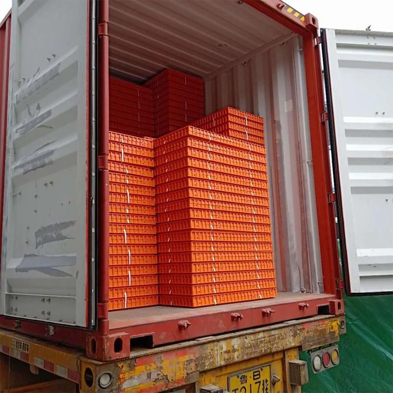 Live Poultry Transport Crates Plastic Chicken Cages Live Duck Transport Boxes Transport Cage Turnover Container
