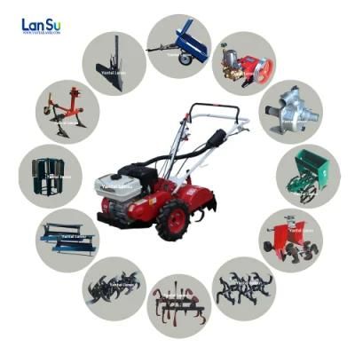 Agriculture Gasoline Machine 7HP Small Rotary Weeding Cultivator 4WD Gearbox Mini Power Tiller