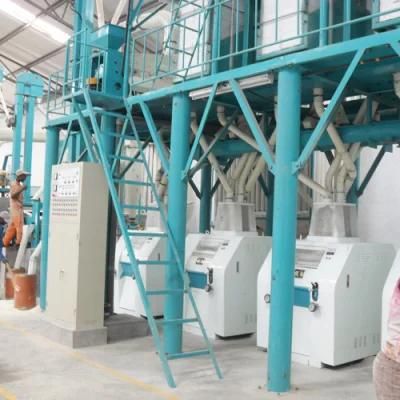 50t/24h Maize Corn Flour Grits Making Processing Mill Line