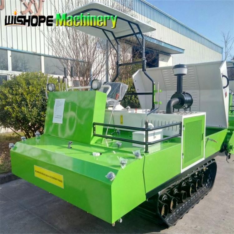Wubota Machinery Paddy Field Use Crawler Rubber Track Cultivator for Sale in Philippines