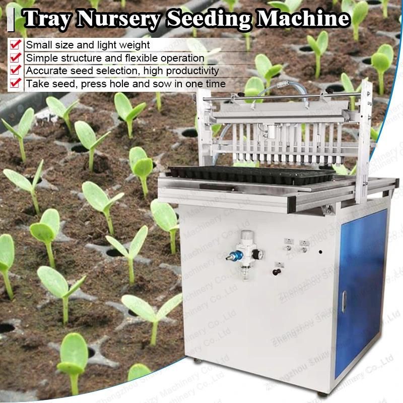 Automatic Seed Tray Planter Machine Tray Nursery Seeding Machine