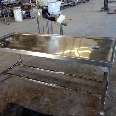 Eviscerating Table for Poultry Processing Line in Poultry Slaughter House