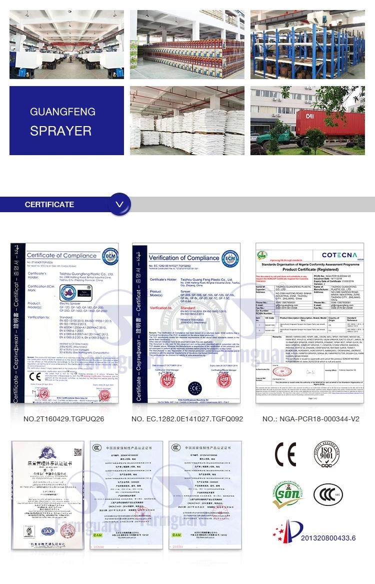 12L 16L 18L 20 Litres Pressured Knapsack Agriculture Hand Sprayer Pump Sprayer Pulverizador De Mochila